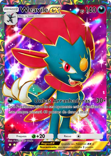 Weavile ex – Embate do Tempo e Espaço (A2-186/155)