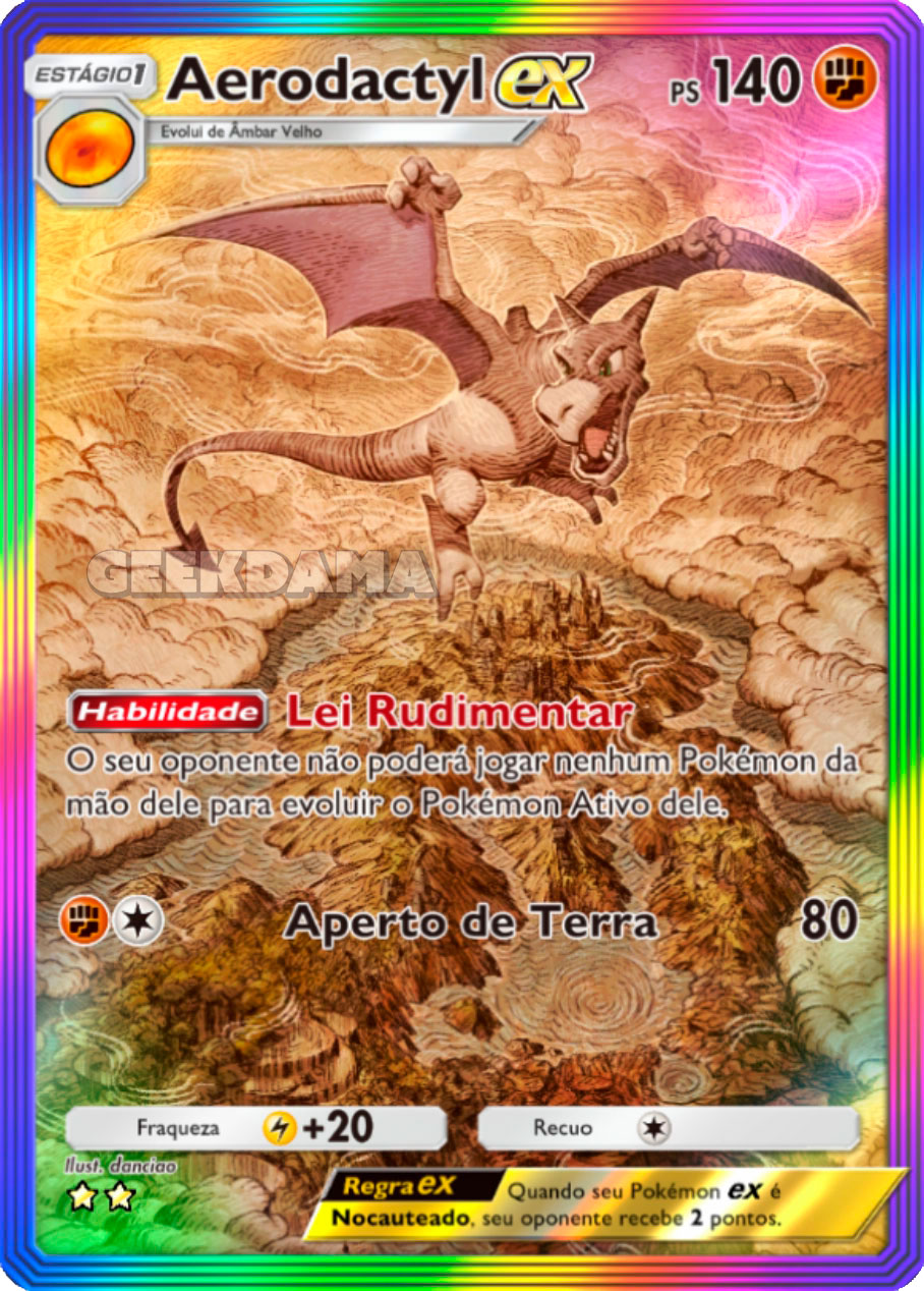 Aerodactyl ex – Ilha Mítica (A1a-084/068)