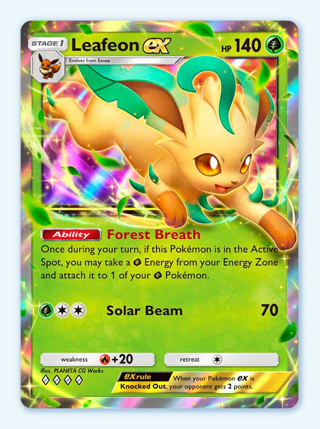 pokemon tcg pocket Triumphant Light leafeon