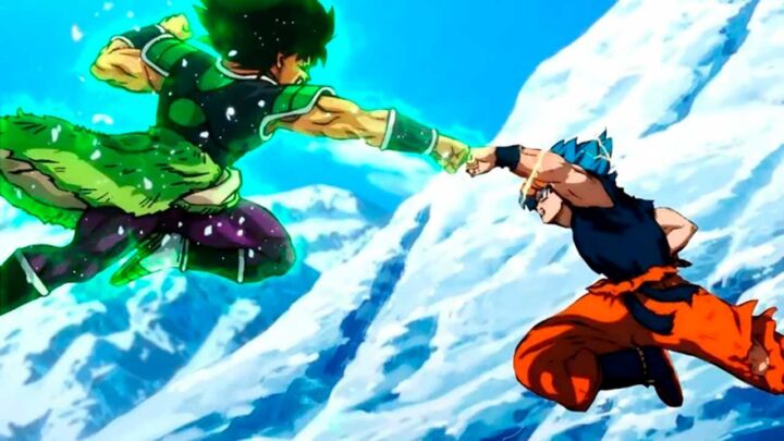 Dragon Ball Goku vs Broly filme postcover