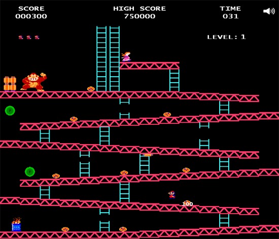 donkey kong mario primeiro jogo