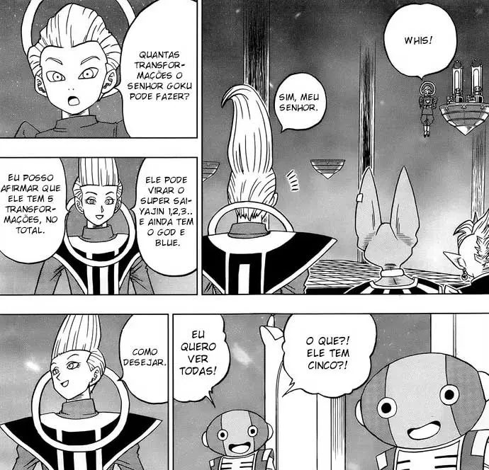 Dragon ball super manga 29 goku transformacoes