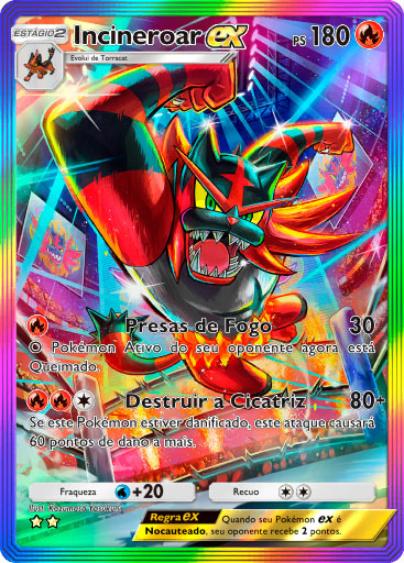 pokemon tcg pocket carta guardioes celestiais a3 200 incineroar