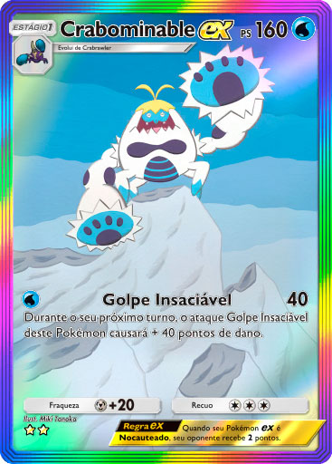 pokemon tcg pocket carta guardioes celestiais a3 201 crabominable