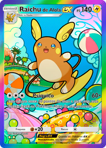 pokemon tcg pocket carta guardioes celestiais a3 203 raichu de alola
