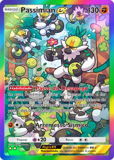 pokemon tcg pocket carta guardioes celestiais a3 205 passimian