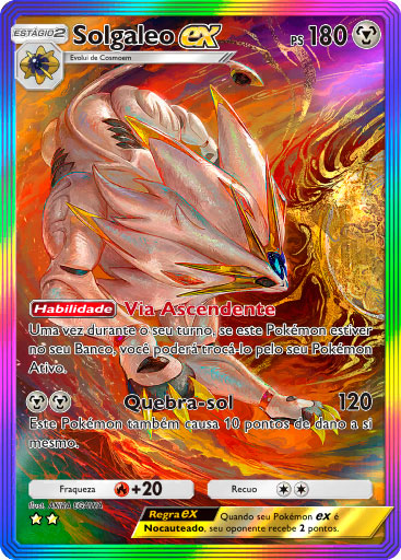 pokemon tcg pocket carta guardioes celestiais a3 207 solgaleo