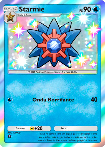 pokemon tcg pocket carta guardioes celestiais a3 219 starmie