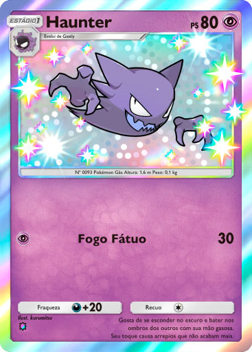 pokemon tcg pocket carta guardioes celestiais a3 221 haunter