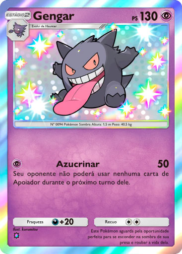 pokemon tcg pocket carta guardioes celestiais a3 222 gengar