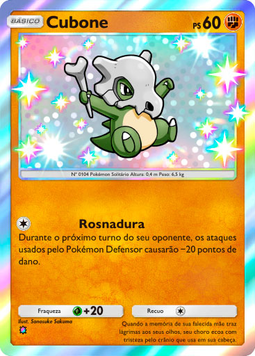 pokemon tcg pocket carta guardioes celestiais a3 226 cubone