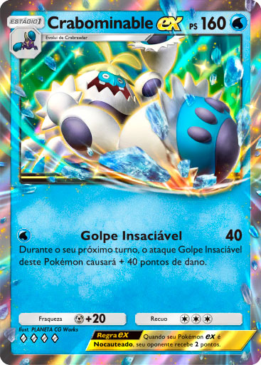 pokemon tcg pocket carta guardioes celestiais a3 49 crabominable