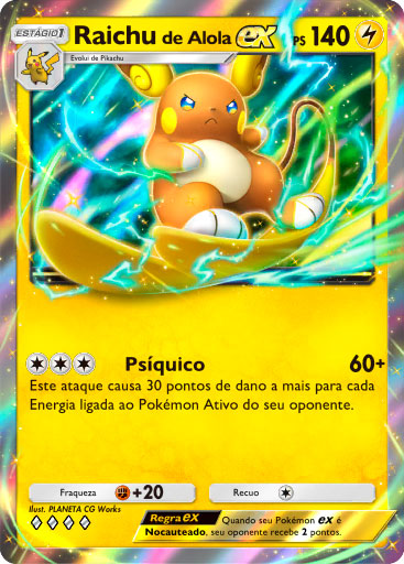 pokemon tcg pocket carta guardioes celestiais a3 58 raichu de alola