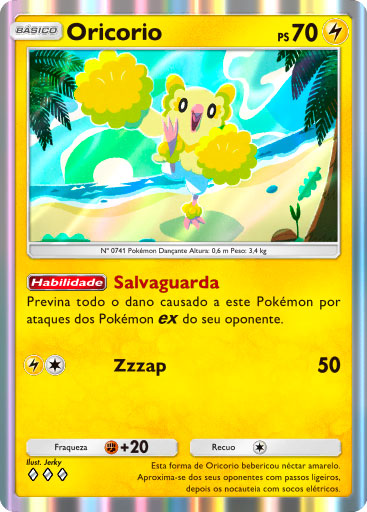 pokemon tcg pocket carta guardioes celestiais a3 66 oricorio