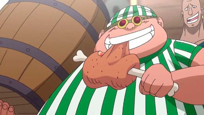 one piece anime lucky roux postcover