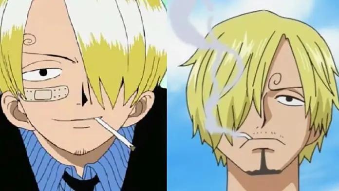 One piece sanji olhos esquerdo direito postcover