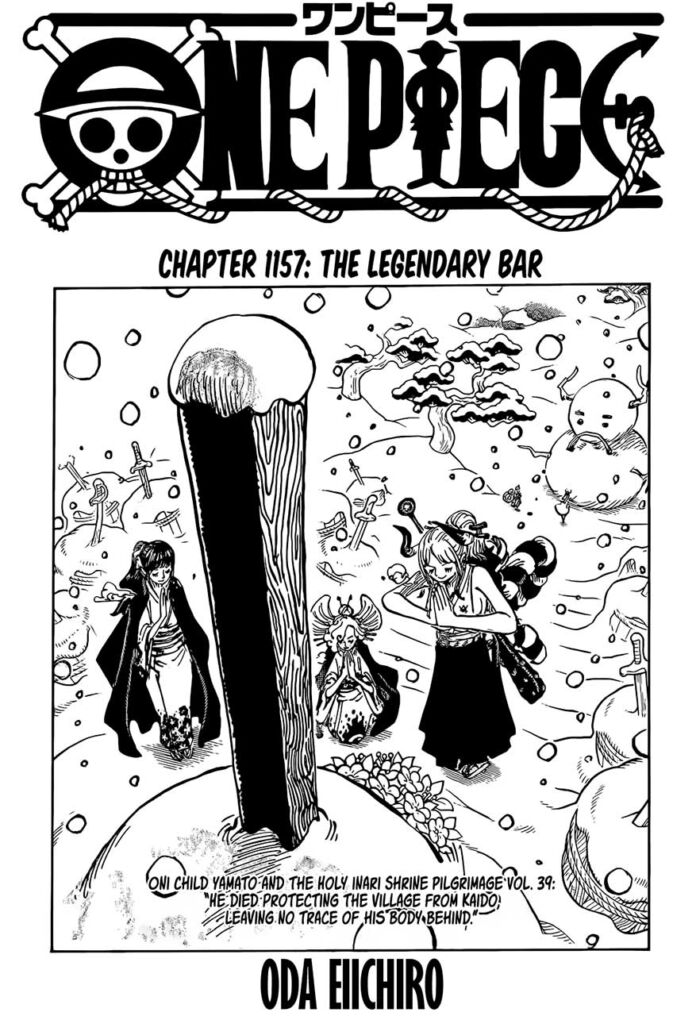 one piece manga 1157 spoiler capa yamato