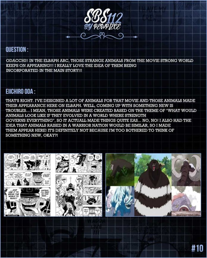 one piece manga volume 112 sbs vazamento 10 1