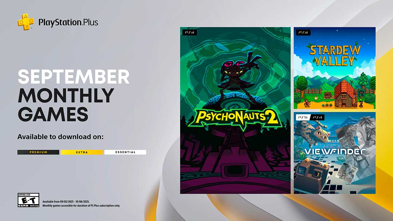 PlayStation Plus revela jogos de setembro de 2025
