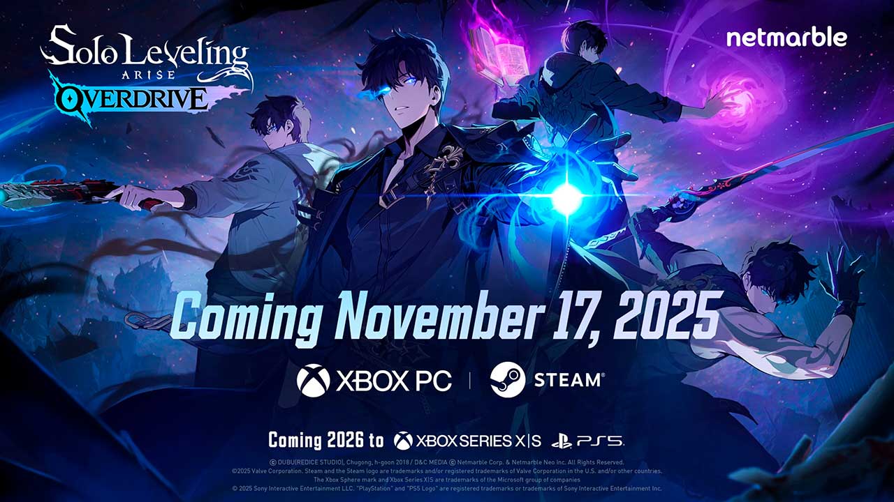 Solo Leveling: ARISE OVERDRIVE chega em novembro para PC e em 2026 para consoles