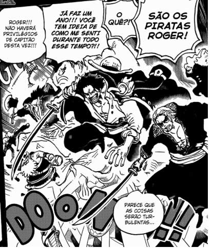 one piece manga 1096 roger rayleigh gaban god valley