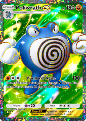 pokemon tcg pocket carta nascentes reclusas a4a 82 poliwrath ex