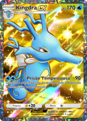 pokemon tcg pocket carta sabedoria dos ceus e mares a4 188 kingdra ex