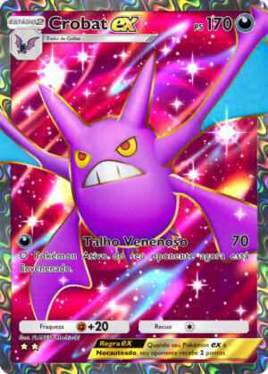 pokemon tcg pocket carta sabedoria dos ceus e mares a4 192 crobat ex