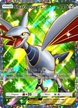pokemon tcg pocket carta sabedoria dos ceus e mares a4 194 skarmory ex