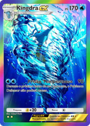 pokemon tcg pocket carta sabedoria dos ceus e mares a4 203 kingdra ex