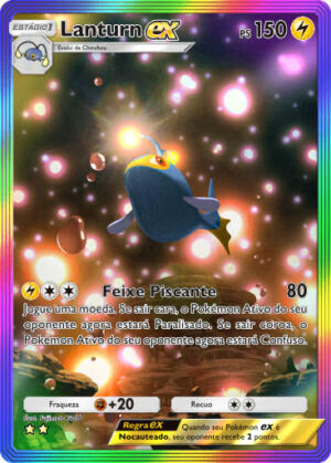 pokemon tcg pocket carta sabedoria dos ceus e mares a4 204 lanturn ex