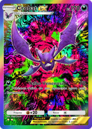 pokemon tcg pocket carta sabedoria dos ceus e mares a4 207 crobat ex