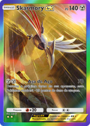 pokemon tcg pocket carta sabedoria dos ceus e mares a4 209 skarmory ex