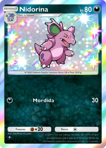 pokemon tcg pocket carta sabedoria dos ceus e mares a4 224 nidorina