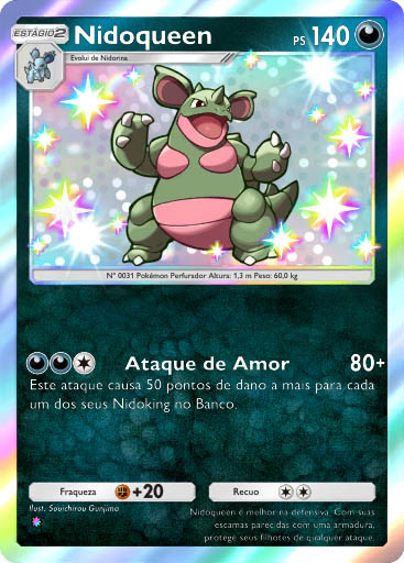 pokemon tcg pocket carta sabedoria dos ceus e mares a4 225 nidoqueen