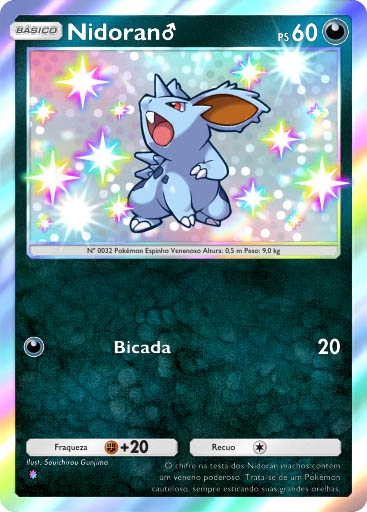 pokemon tcg pocket carta sabedoria dos ceus e mares a4 226 nidoran macho