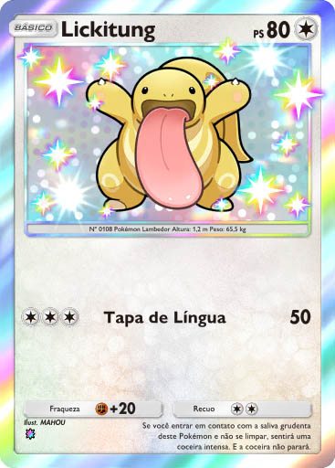 pokemon tcg pocket carta sabedoria dos ceus e mares a4 230 lickitung