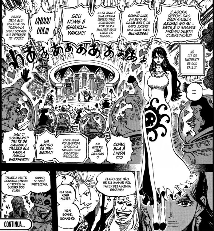 one piece manga 1159 shakky escrava torneio god valley