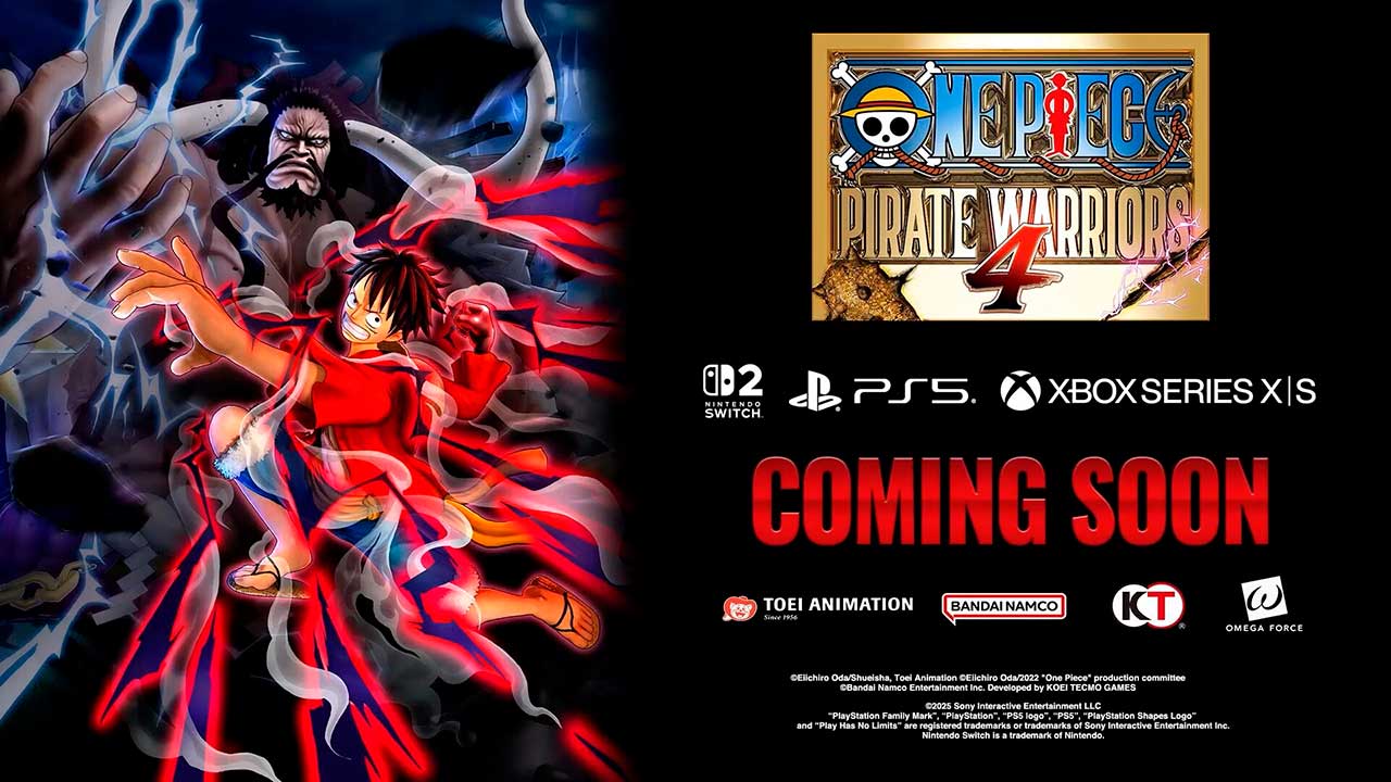One Piece: Pirate Warriors 4 chega ao PS5, Xbox Series e Switch 2 no final de 2025