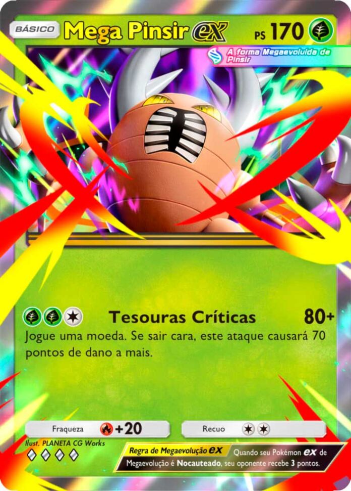Pokemon TCG Pocket Mega Rising Mega Pinsir ex BRPT