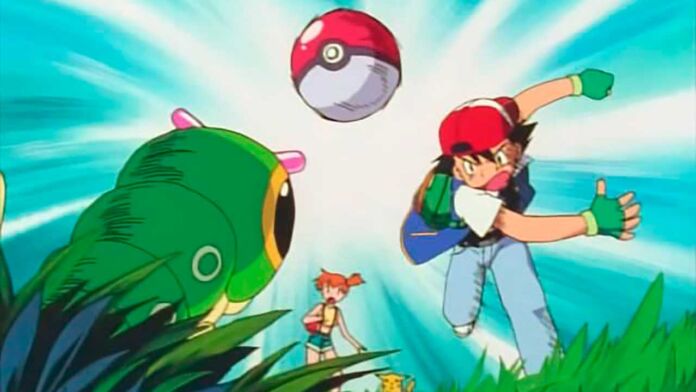 pokemon-ash-capturando-caterpie-postcover