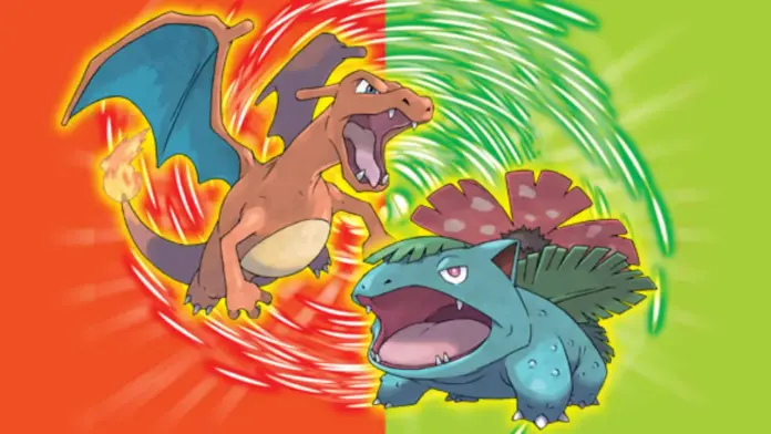 Pokemon fire red leaf green charizard venusaur postcover