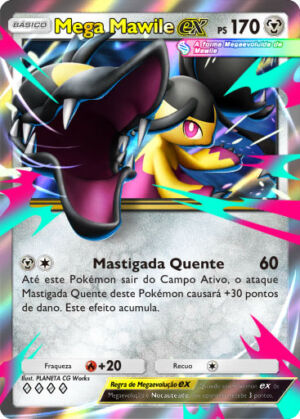 Pokemon tcg pocket carta desfile onirico b2 113 mega mawile ex