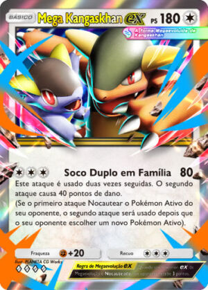 Pokemon tcg pocket carta desfile onirico b2 127 mega kangaskhan ex