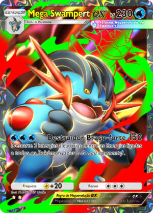 Pokemon tcg pocket carta desfile onirico b2 183 mega swampert ex