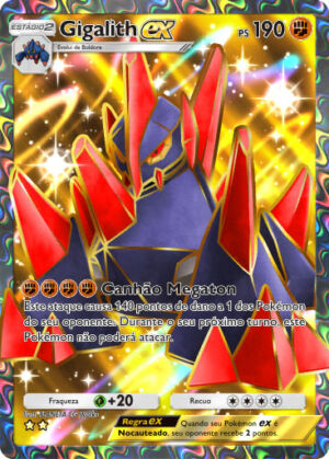 Pokemon tcg pocket carta desfile onirico b2 187 gigalith ex