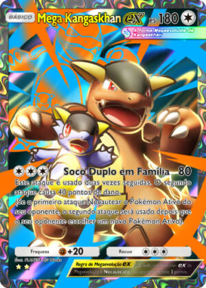 Pokemon tcg pocket carta desfile onirico b2 189 mega kangaskhan ex