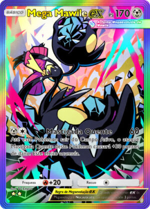 Pokemon tcg pocket carta desfile onirico b2 201 mega mawile ex