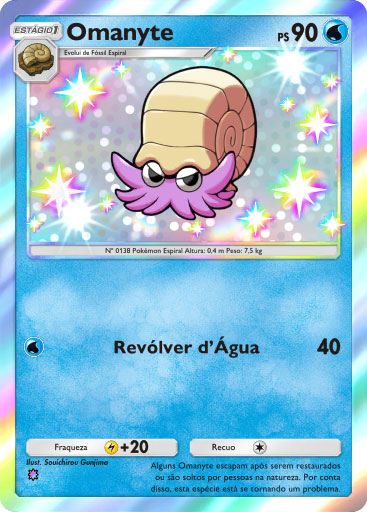 Pokemon tcg pocket carta desfile onirico b2 211 omanyte
