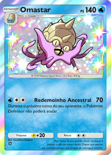Pokemon tcg pocket carta desfile onirico b2 212 omastar
